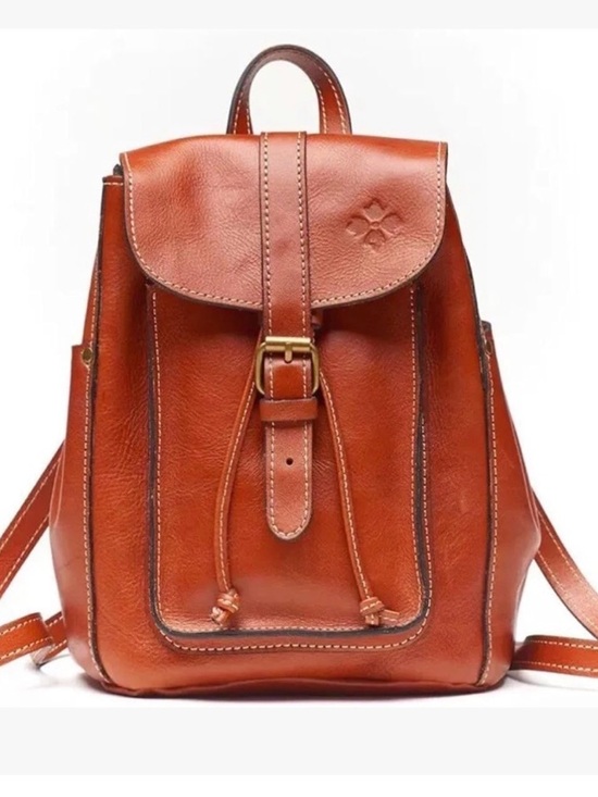 Patricia Nash Handbags - Patricia Nash Burnished Cognac Leather Backpack